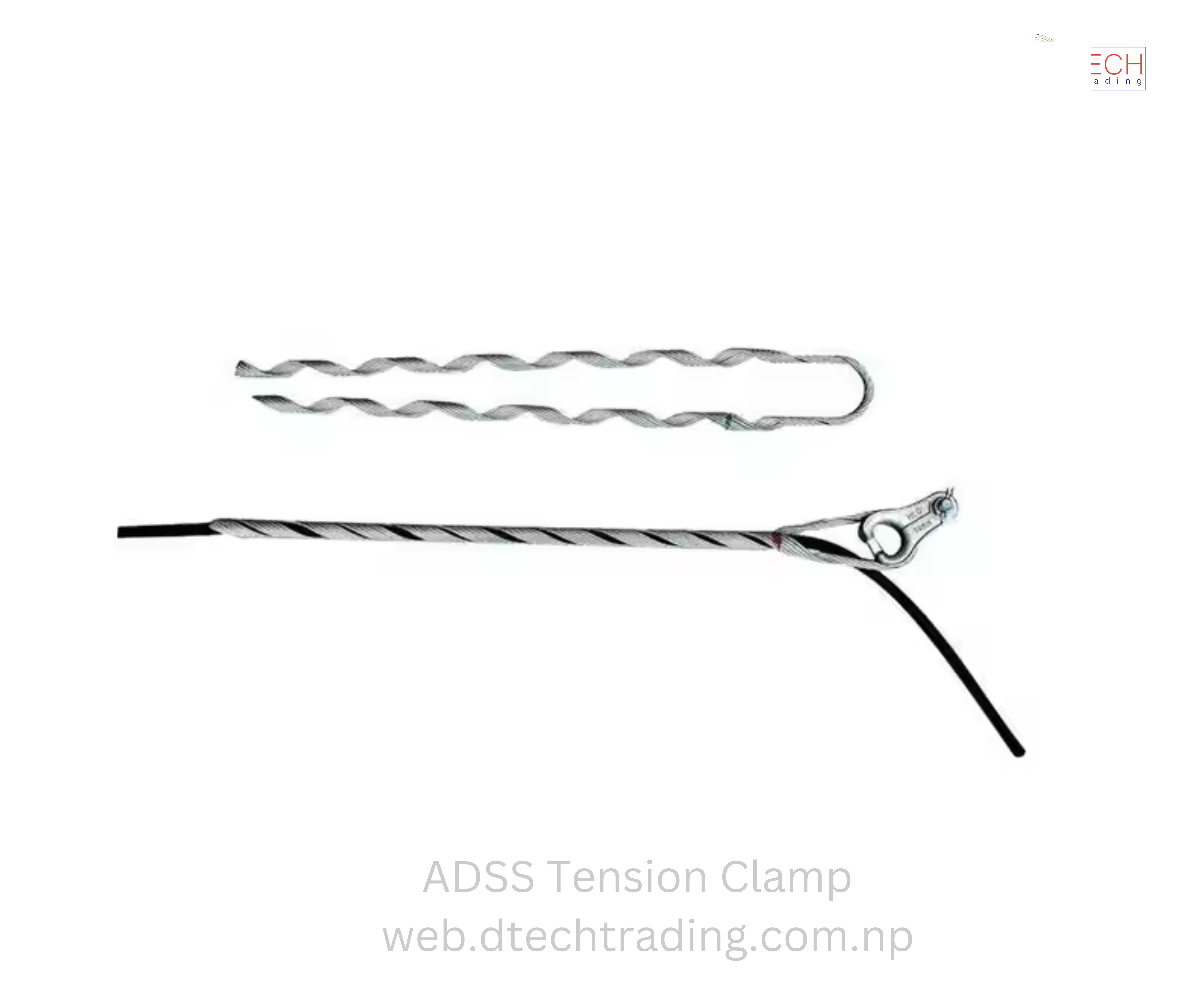 ADSS Tension Clamp With Grip Set 100m Span